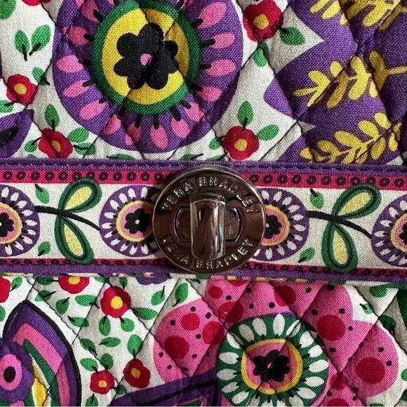 Vera Bradley Julia top handle handbag floral - Picture 2 of 13